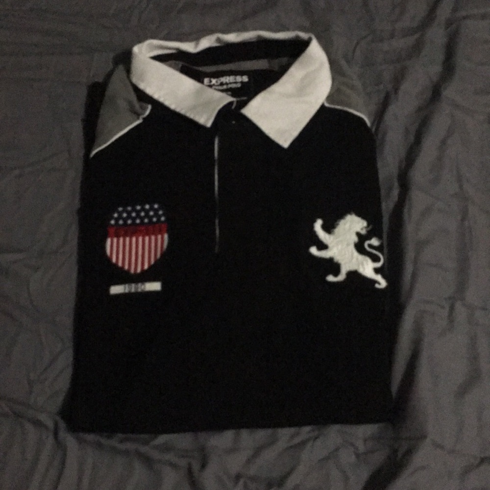 Express pique polo short sleeve